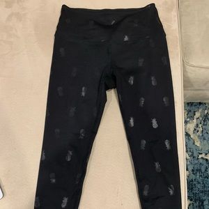 Beyond yoga Pineapple Midi Leggings